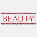Beauty Scarf Black White Red