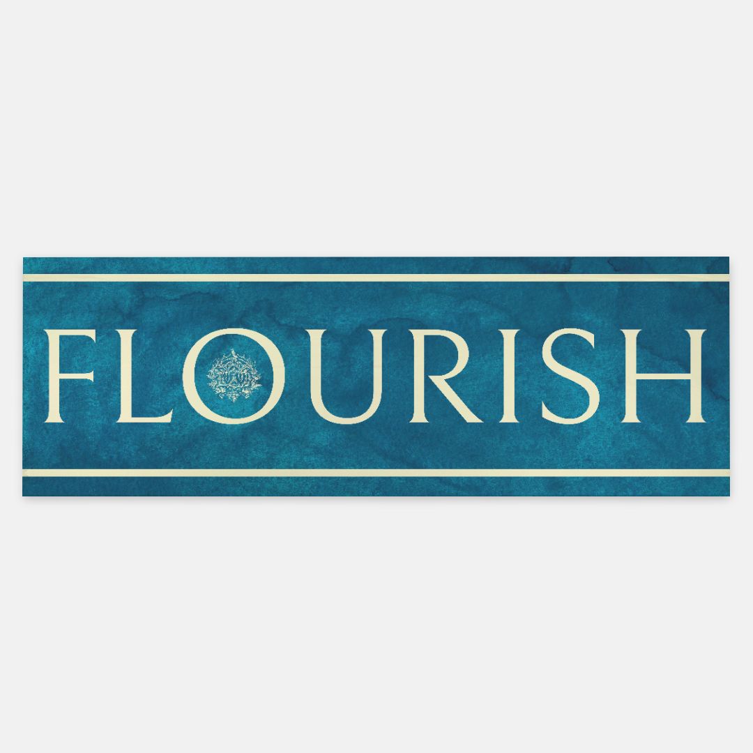 Flourish Scarf Sapphire