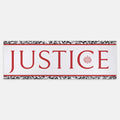 Justice Scarf Black White Red