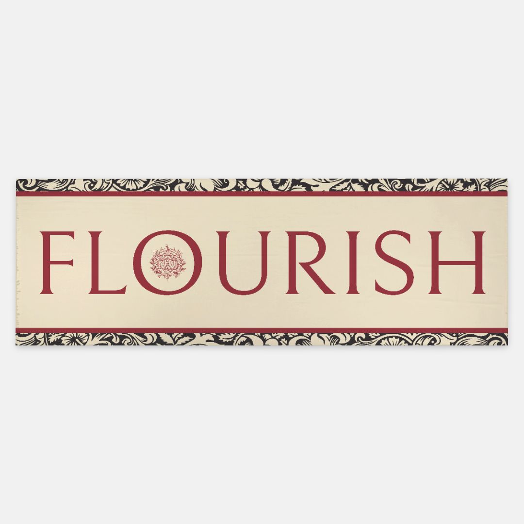 Flourish Scarf Cream
